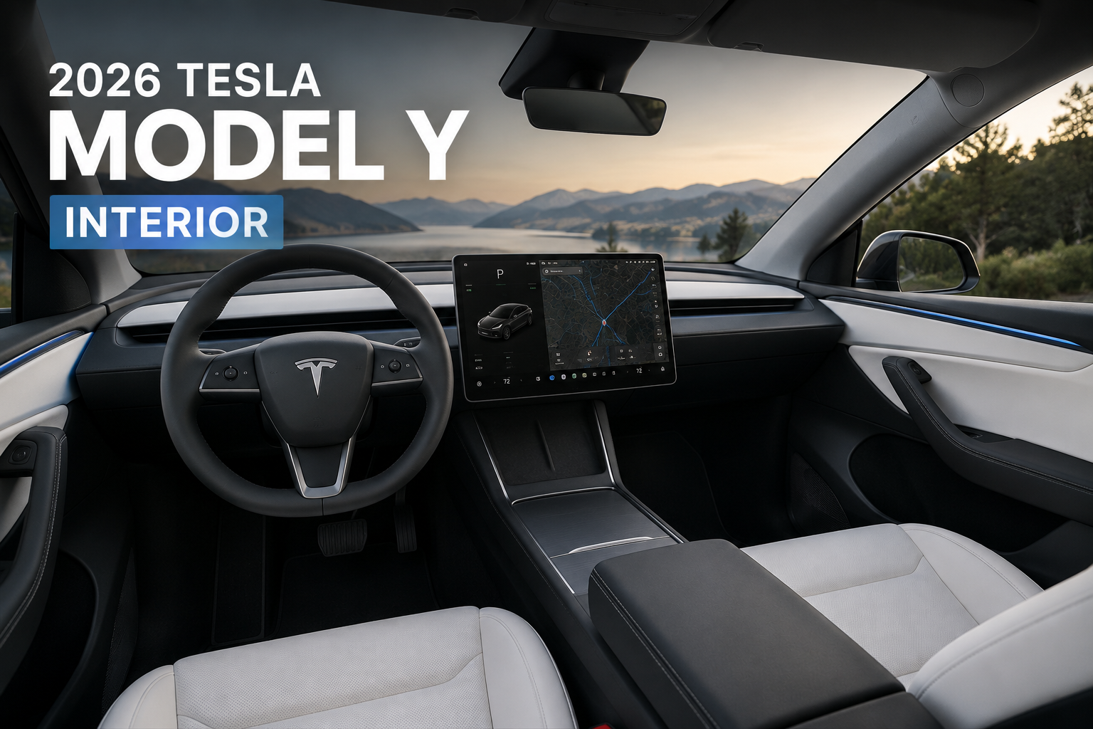 2026 Tesla Model Y interior