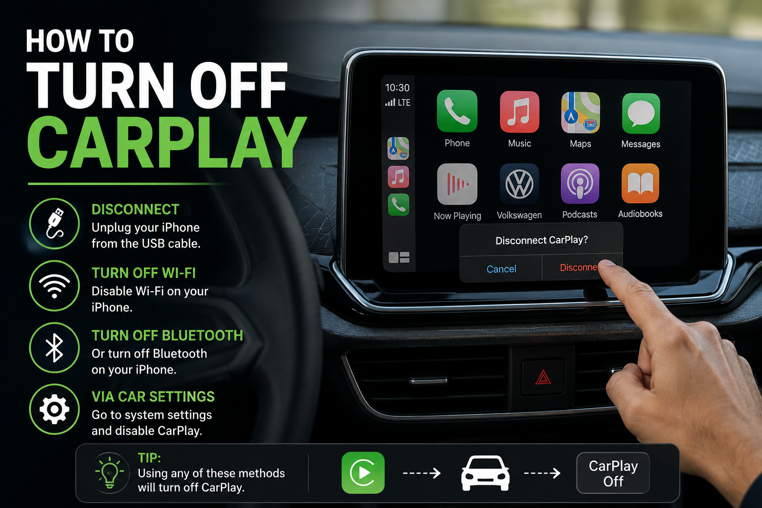 How to Turn Off CarPlay on Your iPhone or Vehicle